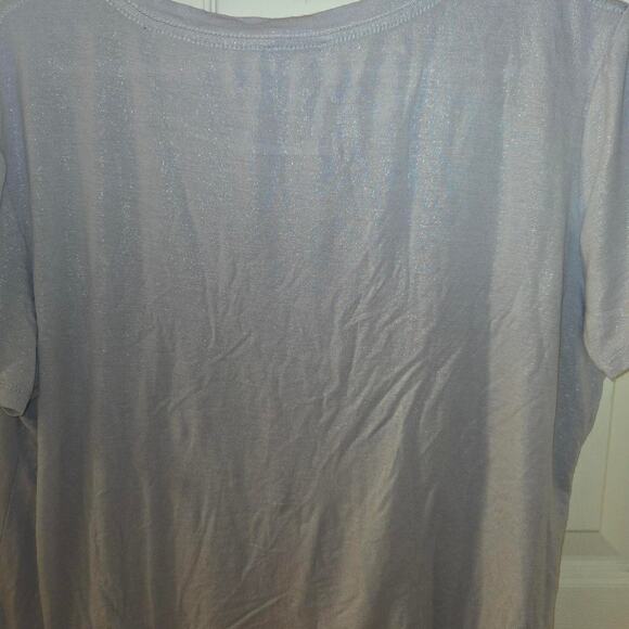 Soft Lilac Y2K Bebe Tee - Picture 3 of 3